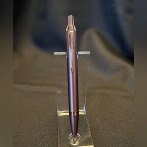 Parker IM Monochrome Burgundy Ballpoint Pen – Matte Finish, PVD Trim